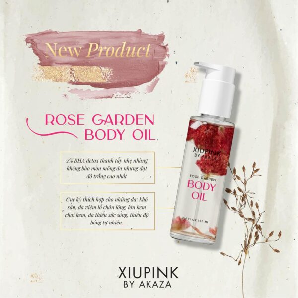 Body Oil Rose Graden dưỡng da (Làm trắng - Cấp ẩm) - Image 2